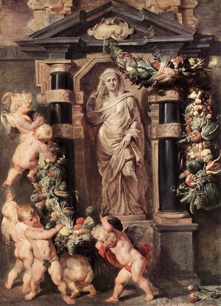 Rubens, Pieter Paul (1577-1640) - La statue de Ceres.JPG